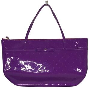 Kate Spade Sophie Camellia Street tote purple